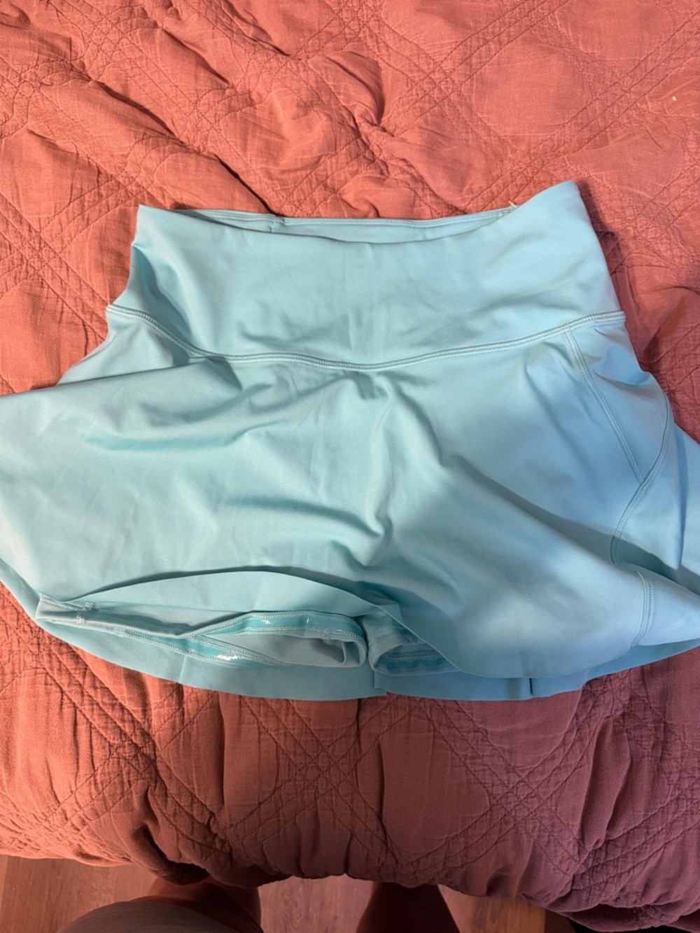 Athleta Light Blue High-Waist Skort
